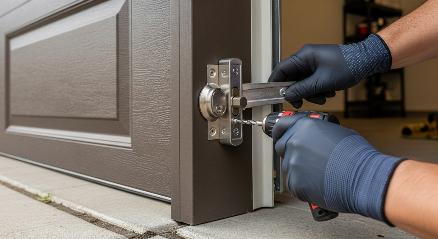 Garage Door Lock Installation — Durham Pro Locksmith